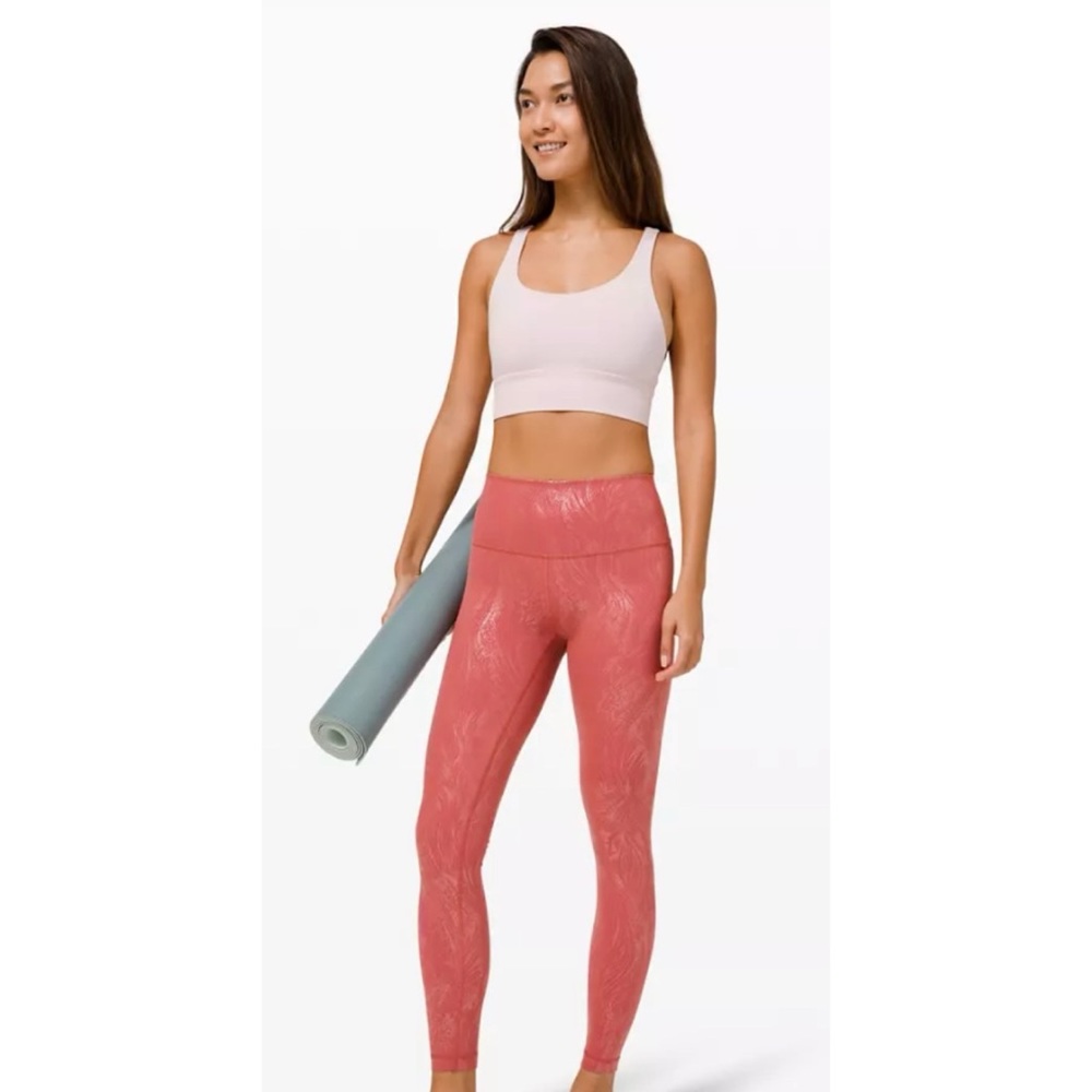lululemon Wunder Under HR Tight 28"Shine, Size 4